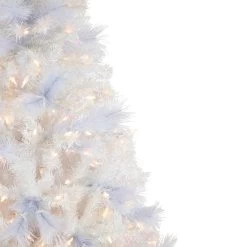 7.5' Pre-Lit Seneca White Spruce Artificial Christmas Tree, Dual Function LED Lights -Christmas Decoration Store northlight sm92912 warmwhite 2 75577.1667530181