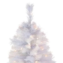 7.5' Pre-Lit Seneca White Spruce Artificial Christmas Tree, Dual Function LED Lights -Christmas Decoration Store northlight sm92912 warmwhite 3 13557.1667530181