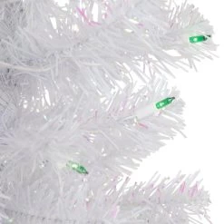 4' Pre-lit Rockport White Pine Artificial Christmas Tree, Green Lights -Christmas Decoration Store northlight sm92957 4 updated 89990.1667535822