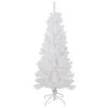 4.5' White Georgian Pine Artificial Pencil Christmas Tree, Unlit