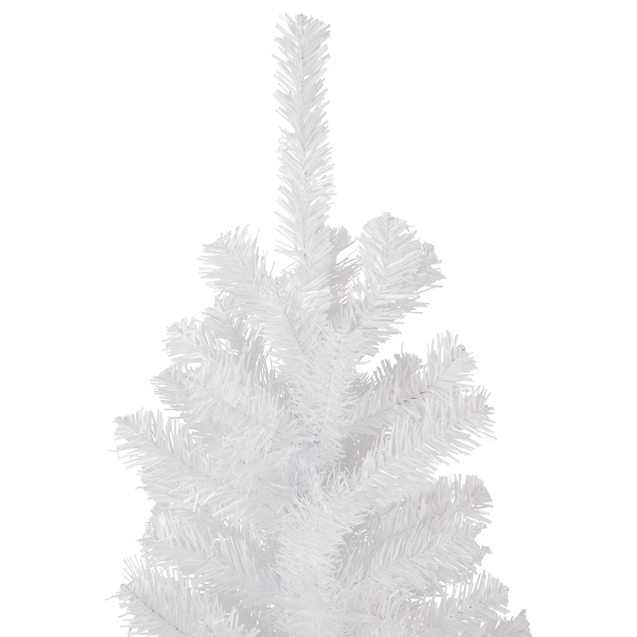 7.5' Pencil White Georgian Pine Artificial Christmas Tree, Unlit 6 7.5' Pencil White Georgian Pine Artificial Christmas Tree, Unlit - Image 4