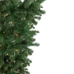 5.5' Pre-Lit Medium Upside Down Spruce Artificial Christmas Tree, Clear Lights -Christmas Decoration Store northlight sm92974 2 95840.1667530208