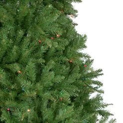 9' Pre-Lit Rockwood Pine Artificial Christmas Tree, Multi Lights -Christmas Decoration Store northlight sm92985 2 71792.1667530215