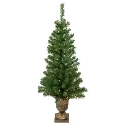 5-Piece Pre-Lit Artificial Wolcott Spruce Christmas Entryway Set -Christmas Decoration Store northlight sm92986 tree 19671.1670422723