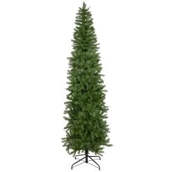 7.5' Silver Lake Fir Pencil Artificial Christmas Tree, Unlit