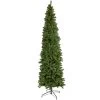 7.5' Pre-Lit Hazelton Spruce Pencil Artificial Christmas Tree, Clear Lights