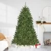 7.5' Pre-Lit Rockwood Pine Artificial Christmas Tree, Clear LED Lights -Christmas Decoration Store northlight sm93005 1up 84374.1667531222