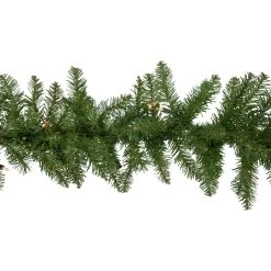 9' X 10" Pre-Lit Rockwood Pine Artificial Christmas Garland, Clear Lights -Christmas Decoration Store northlight sm93037 2 17039.1668539452