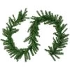 9' X 10" Pre-Lit Sierra Noble Fir Artificial Christmas Garland, Clear Lights -Christmas Decoration Store northlight sm93041 1 06340.1674246540