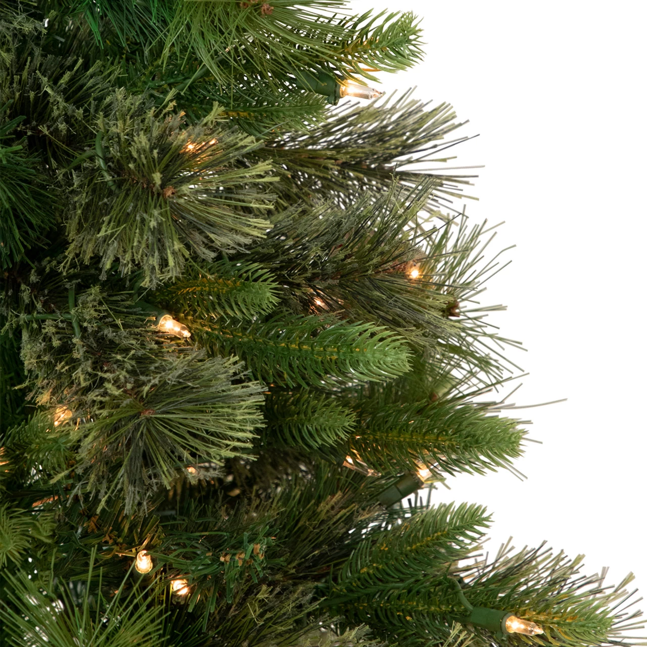3' Pre-Lit Kingston Cashmere Pine Full Artificial Christmas Tree, Clear Lights 6 3' Pre-Lit Kingston Cashmere Pine Full Artificial Christmas Tree, Clear Lights - Image 4