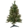 3' Pre-Lit Kingston Cashmere Pine Full Artificial Christmas Tree, Multi Lights -Christmas Decoration Store northlight sm93045 1 86889.1667530108
