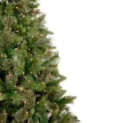 9.5' Pre-Lit Full Kingston Cashmere Pine Artificial Christmas Tree, Clear Lights -Christmas Decoration Store northlight sm93050 2 97498.1667553547