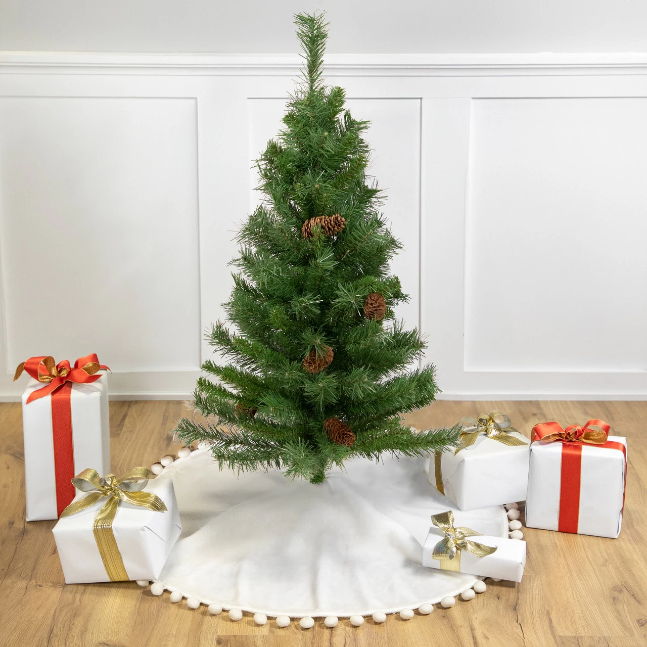 3' Black River Pine Artificial Medium Profile Christmas Tree, Unlit 3 3' Black River Pine Artificial Medium Profile Christmas Tree, Unlit