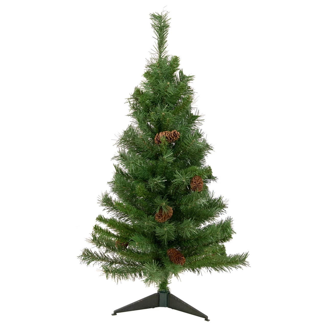 3' Black River Pine Artificial Medium Profile Christmas Tree, Unlit 4 3' Black River Pine Artificial Medium Profile Christmas Tree, Unlit - Image 2