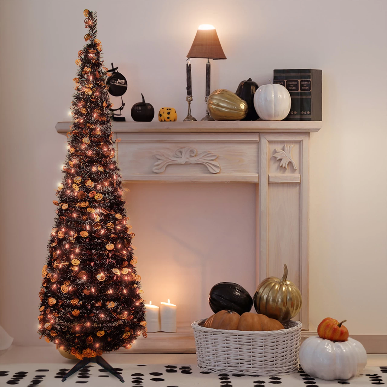 6' Fall Harvest Pop Up Artificial Thanksgiving Tree With Pumpkins 3 6' Fall Harvest Pop Up Artificial Thanksgiving Tree With Pumpkins