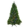 6.5' Pre-Lit Medium Huron Pine Artificial Christmas Tree - Multicolor Lights -Christmas Decoration Store northlight sp15017 93442.1667536306