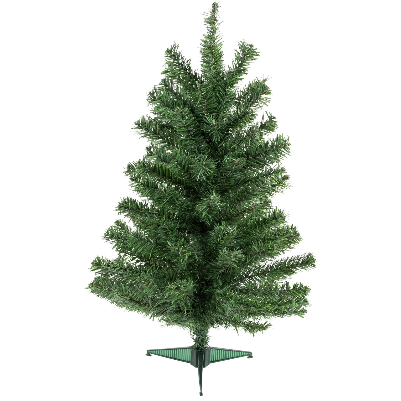 24" Traditional Mini Pine Artificial Christmas Tree, Unlit 3 24" Traditional Mini Pine Artificial Christmas Tree, Unlit