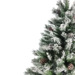 6' Medium Flocked Angel Pine Artificial Christmas Tree - Unlit -Christmas Decoration Store northlight v03979 2 17138.1676305746