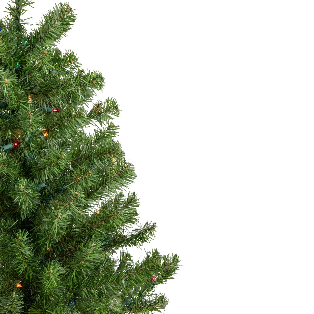 6' Pre-Lit Medium Canadian Pine Artificial Christmas Tree - Multicolor Lights 6 6' Pre-Lit Medium Canadian Pine Artificial Christmas Tree - Multicolor Lights - Image 4