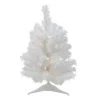 1.5' Pre-Lit Snow White Pine Artificial Christmas Tree - Clear LED Lights 1 1.5' Pre-Lit Snow White Pine Artificial Christmas Tree - Clear LED Lights -Christmas Decoration Store northlight v15863 26051.1667491116