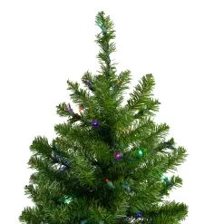5' Pre-Lit LED Medium Canadian Pine Artificial Christmas Tree - Multicolored Lights -Christmas Decoration Store northlight v15885 2 58277.1667580397