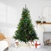 6' Pre-Lit LED Canadian Pine Artificial Christmas Tree - Multi Lights