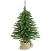 18" Potted Downswept Mini Village Pine Medium Artificial Christmas Tree, Unlit -Christmas Decoration Store northlight v15950 1updated 86022.1667488155