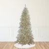 9' Pre-Lit Metallic Platinum Artificial Tinsel Christmas Tree - Clear Lights -Christmas Decoration Store northlight v27312 34186.1682519899
