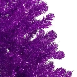 4.5' Metallic Purple Tinsel Artificial Christmas Tree -Unlit -Christmas Decoration Store northlight v27322 1 45656.1667530625