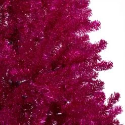 7' Metallic Dark Pink Artificial TinselChristmas Tree - Unlit -Christmas Decoration Store northlight v27323 1 79304.1682111775