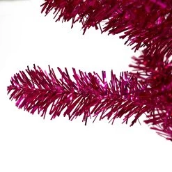 3' Metallic Pink Tinsel Artificial Christmas Tree - Unlit -Christmas Decoration Store northlight v27331 4 95077.1684855407