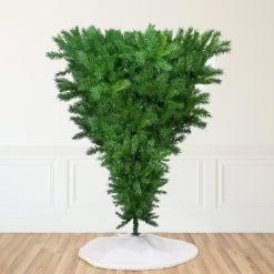 9' Sugar Pine Artificial Upside Down Christmas Tree - Unlit