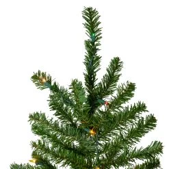 6.5' Pre-Lit Canadian Pine Artificial Pencil Christmas Tree - Multi Lights -Christmas Decoration Store northlight v27348 2 83885.1667659715