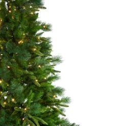 7.5' Pre-Lit Rosemary Emerald Angel Pine Artificial Christmas Tree - Warm White LED Lights 12 7.5' Pre-Lit Rosemary Emerald Angel Pine Artificial Christmas Tree - Warm White LED Lights -Christmas Decoration Store northlight v27351 1 82052.1667530602