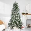 7.5' Flocked Rosemary Emerald Angel Pine Artificial Christmas Tree - Unlit