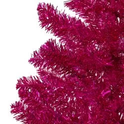 3' Metallic Pink Tinsel Artificial Christmas Tree - Unlit -Christmas Decoration Store northlight v27356 1 96881.1684855406