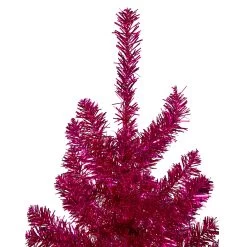 4.5" Metallic Pink Tinsel Artificial Christmas Tree - Unlit -Christmas Decoration Store northlight v27356 2 01229.1667530605