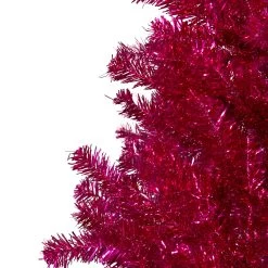 4.5" Metallic Pink Tinsel Artificial Christmas Tree - Unlit -Christmas Decoration Store northlight v27357 1 69995.1667530605