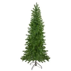 7.5' Canadian Pine Slim Artificial Christmas Wall Tree - Unlit