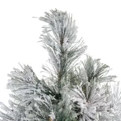 4.5' Flocked Black Spruce Artificial Christmas Tree - Unlit -Christmas Decoration Store northlight v27369 2 79929.1667663609