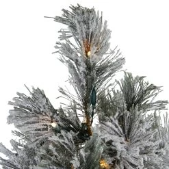 4.5' Pre-Lit LED Black Spruce Artificial Christmas Tree - Clear Lights -Christmas Decoration Store northlight v27370 2 93840.1667578039
