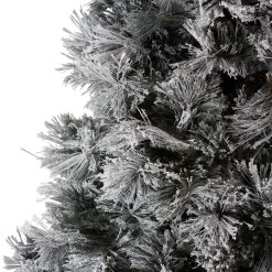 7.5' Flocked Black Spruce Artificial Christmas Tree - Unlit -Christmas Decoration Store northlight v27371 2 25764.1667491074