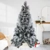 7.5' Flocked Black Spruce Artificial Christmas Tree - Unlit