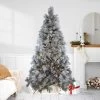 7.5' Pre-Lit Full Black Spruce Artificial Christmas Tree - Clear LED Lights