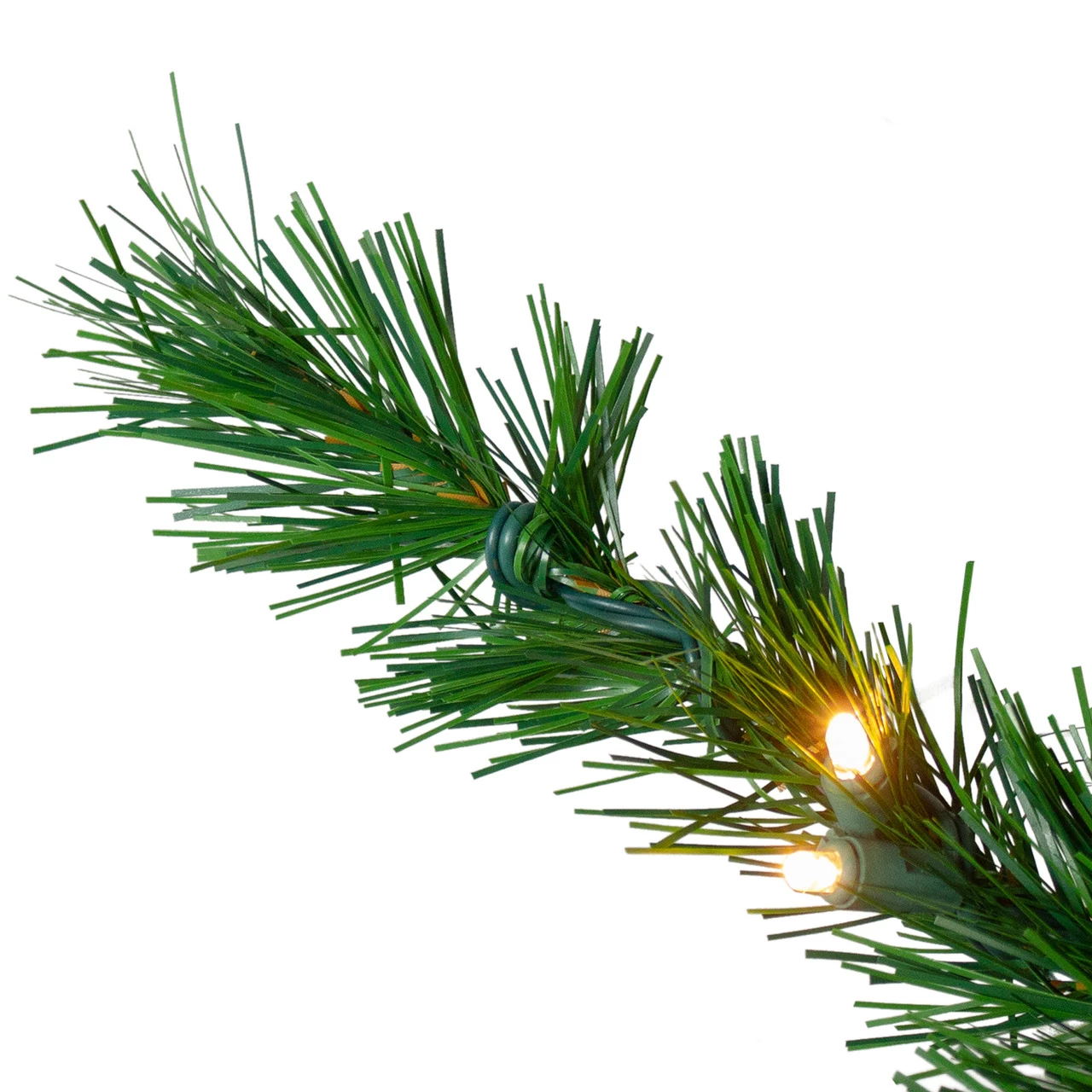 7' Pre-Lit Green Sugar Pine Upside Down Artificial Christmas Tree - Clear Lights 6 7' Pre-Lit Green Sugar Pine Upside Down Artificial Christmas Tree - Clear Lights - Image 4