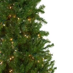 7.5' Pre-Lit Pencil Canadian Pine Artificial Christmas Tree - Clear Lights -Christmas Decoration Store northlight v27380 2 56298.1667488274