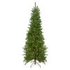 7.5' Pre-Lit Pencil Canadian Pine Artificial Christmas Tree - Clear Lights