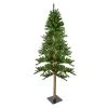 6' Pre-Lit Pencil Alpine Artificial Christmas Tree, Clear Lights -Christmas Decoration Store northlight v27436 47479.1685042866