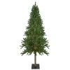 7' Pre-Lit Medium Alpine Artificial Christmas Tree, Clear Lights -Christmas Decoration Store northlight v27437update 61955.1684870062