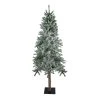 6ft Flocked Alpine Artificial Christmas Tree - Unlit -Christmas Decoration Store northlight v27439updated 69256.1667578048